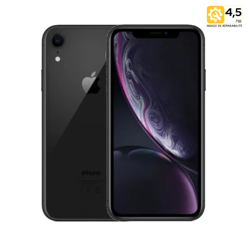 Smartphone Apple iPhone XR 64Go Grade AB Noir – PhoneFrance