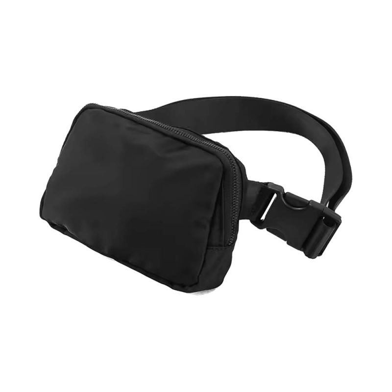 Sac Banane en Nylon Noir – PhoneFrance