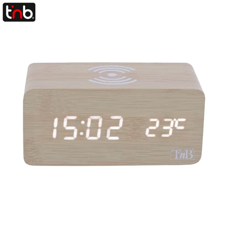 Réveil avec Charge à Induction T'nb Beige – PhoneFrance