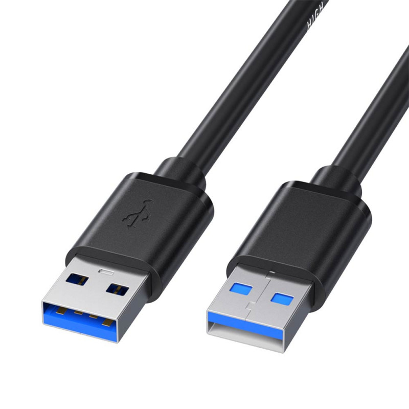 Rallonge USB 3.0 Mâle vers Mâle 1m - Noir – PhoneFrance