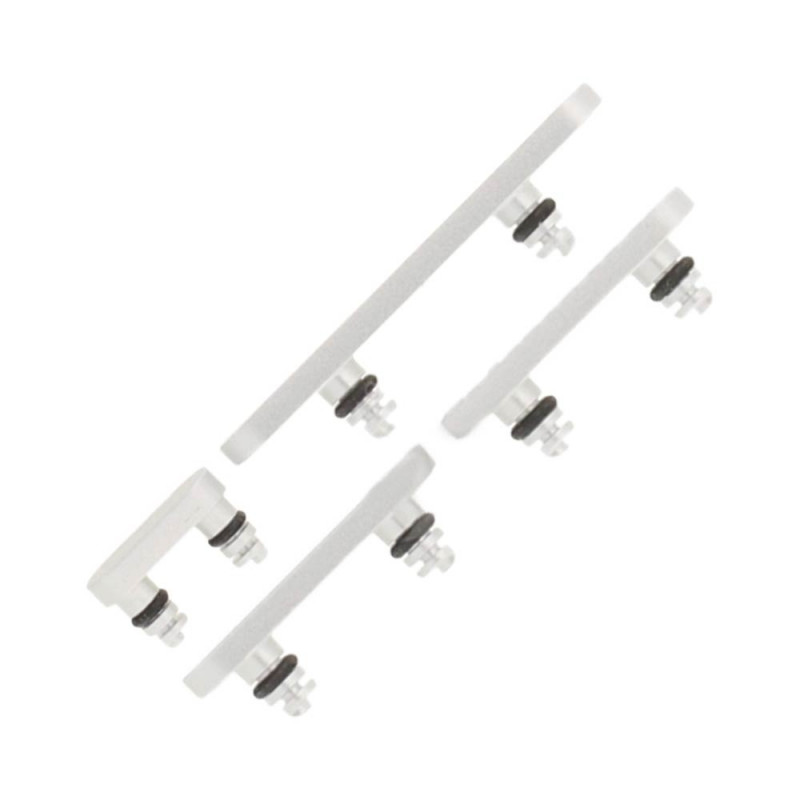 Bouton iPhone 17 Pro/iPhone 17 Pro Max Argent – PhoneFrance