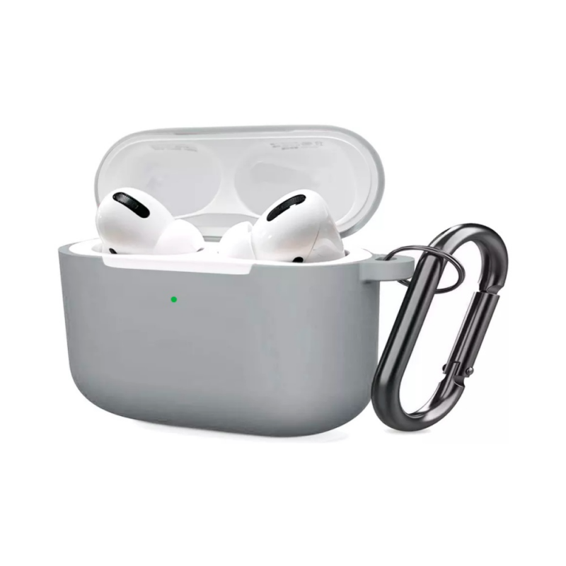 Protection Silicone Boitier AirPods Pro Gris – PhoneFrance