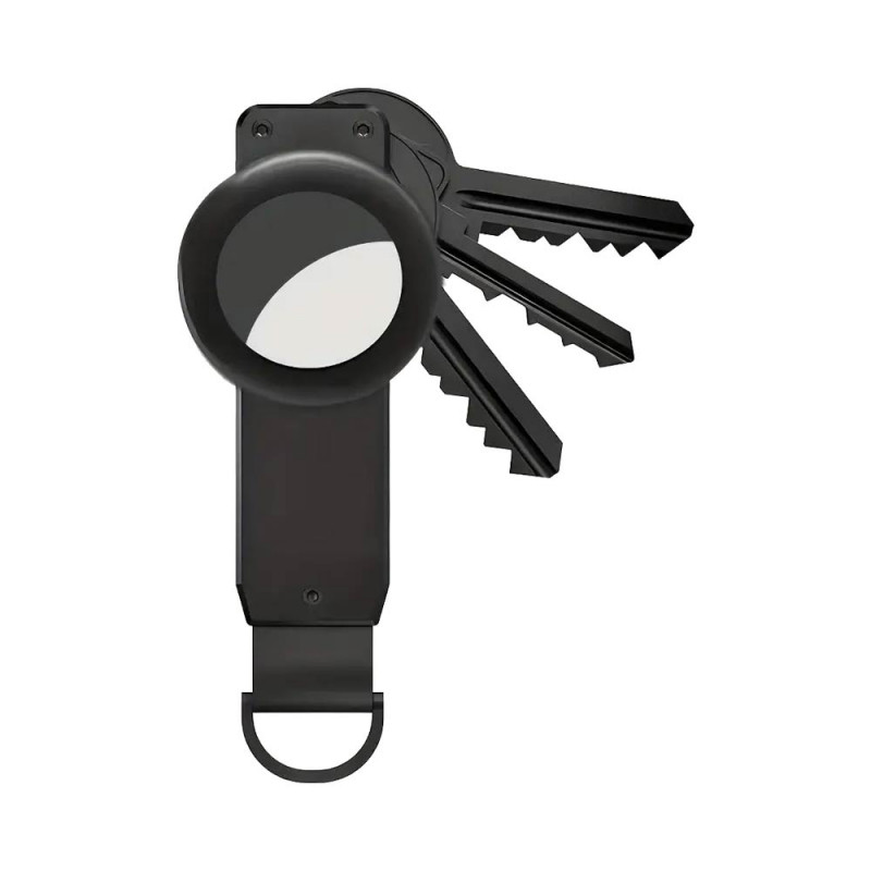 Porte-Clés avec Emplacement Airtag Noir – PhoneFrance