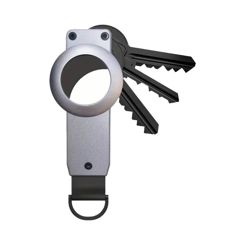 Porte-Clés avec Emplacement Airtag Gris – PhoneFrance
