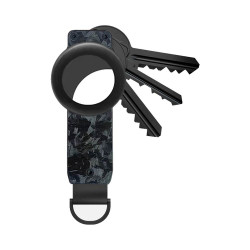 Porte-Clés Emplacement Airtag en Carbonne Gris – PhoneFrance