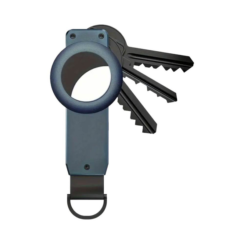 Porte-Clés avec Emplacement Airtag Bleu – PhoneFrance