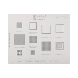 Pochoir Rebillage pour BGA MacBook AMAOE MAC6 – PhoneFrance