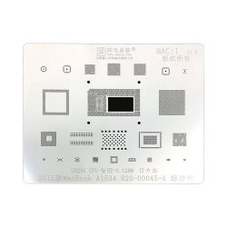 Pochoir Rebillage BGA MacBook AMAOE MAC1 A1534 – PhoneFrance