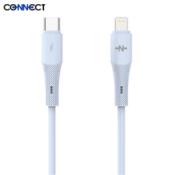 Câble CONNECT MC-CB2L14 30W (1m) Bleu – PhoneFrance