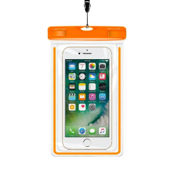 Pochette Étanche pour Smartphone Orange – PhoneFrance