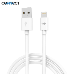 Câble Lightning CONNECT MC-CLB1 12W (1m) Blanc – PhoneFrance