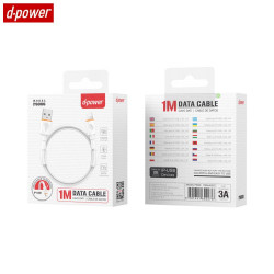 Câble vers Lightning d-power F6006 (1m) Blanc – PhoneFrance