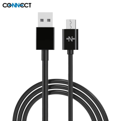 Câble Micro USB CONNECT MC-CMN5 12W (2m) Noir – PhoneFrance