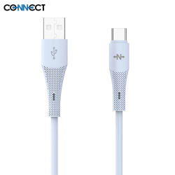 Câble USB-C CONNECT MC-CB2C13 24W (1m) Bleu – PhoneFrance