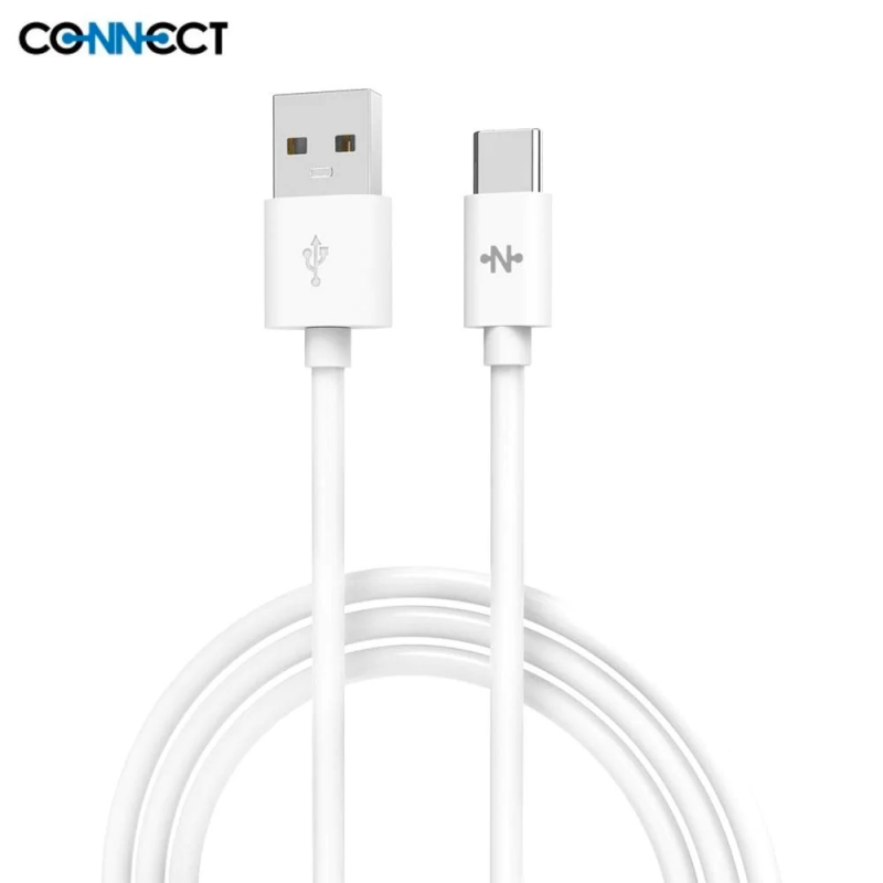 Câble USB-C CONNECT MC-CCB5 15W (2m) Blanc – PhoneFrance