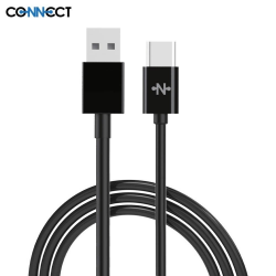 Câble vers USB-C CONNECT MC-CCN1 15W (1m) Noir – PhoneFrance