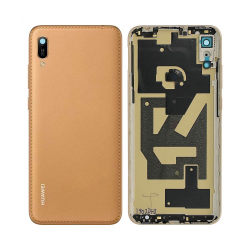 Cache Arrière Premium Huawei Y6 2019 Marron – PhoneFrance