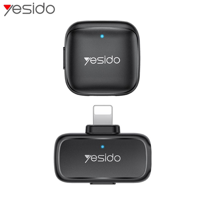 Microphone Cravate Yesido KR26 Lightning Noir – PhoneFrance