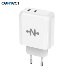 Chargeur MC-CBDC45W (2x USB-C) 45W Blanc – PhoneFrance