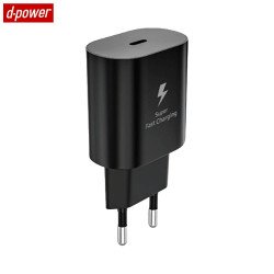 Chargeur Secteur USB-C d-power J8544B 25W Noir – PhoneFrance