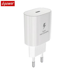 Chargeur USB-C d-power J8544W 25W Blanc – PhoneFrance