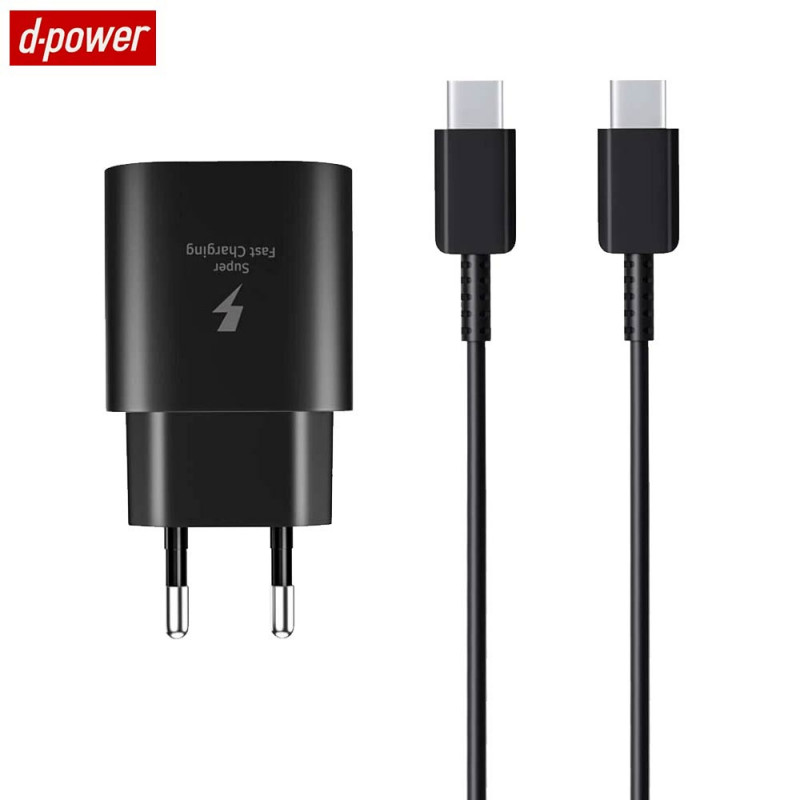 Chargeur d-power J8545B 45W Câble USB-C Noir – PhoneFrance