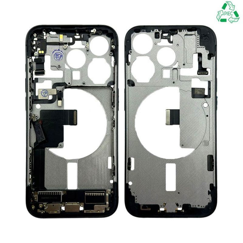 Châssis Apple iPhone 15 Pro Titane Noir – PhoneFrance