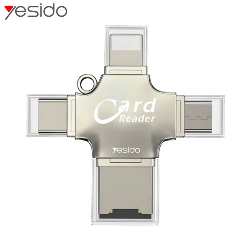Lecteur Yesido GS13 Micro SD TF 3 en 1 Argent – PhoneFrance