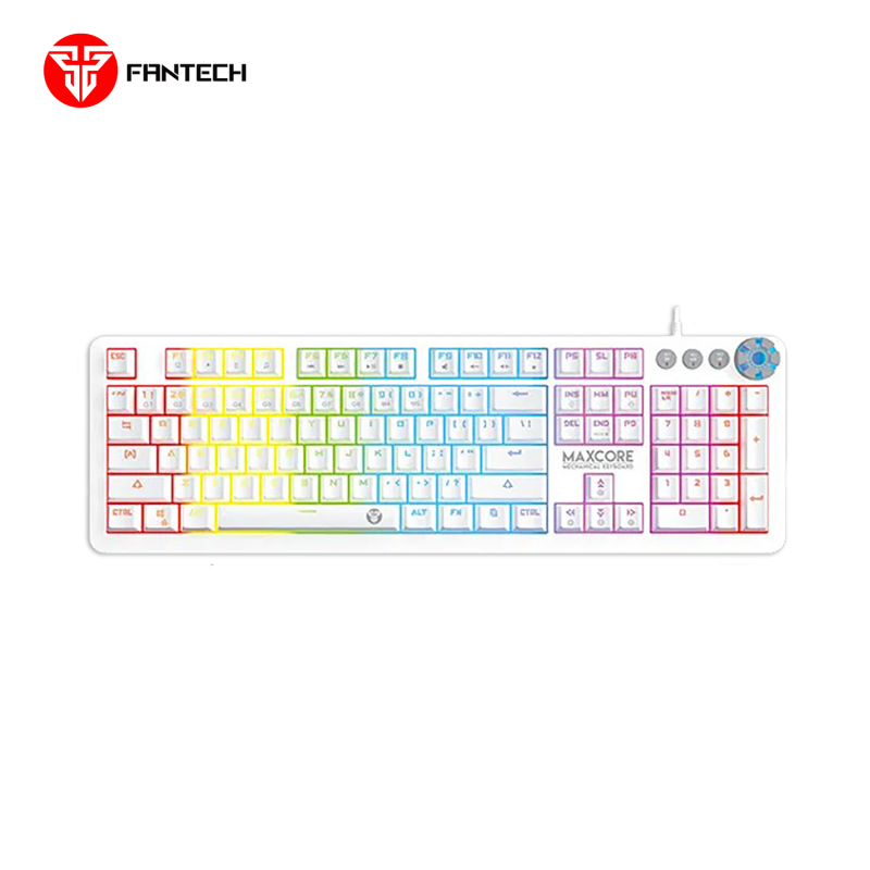 Clavier Fantech MAX CORE - (QWERTY) - Blanc – PhoneFrance