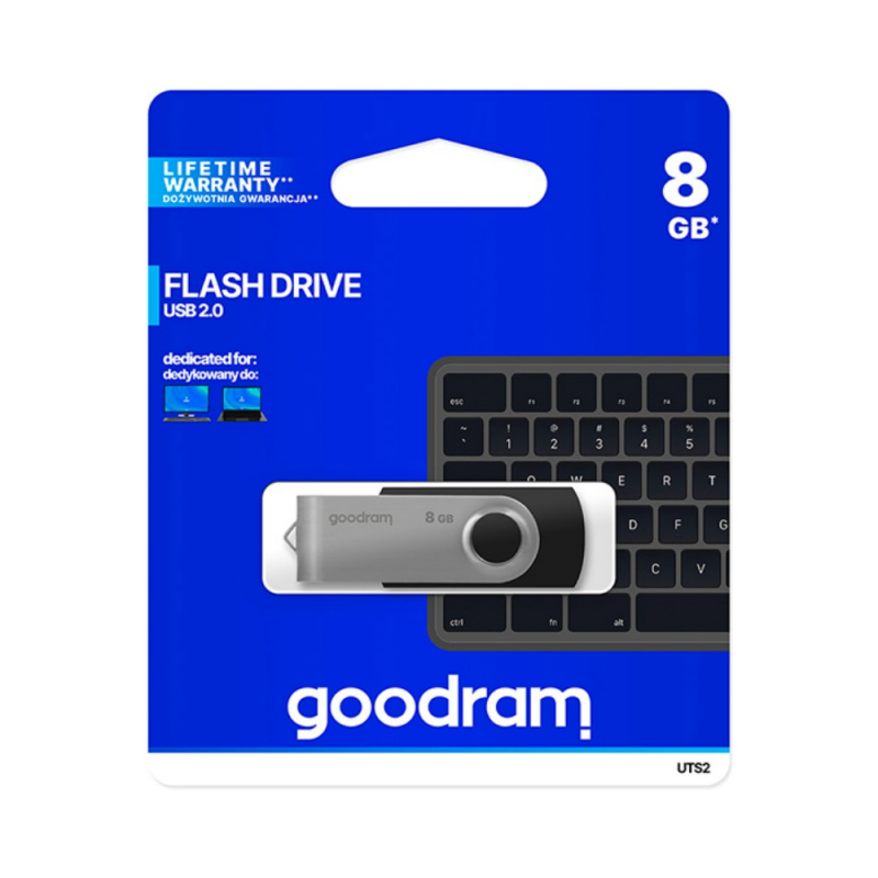 Clé USB 2.0 (8Go) - UTS2-0080K0R11 - Noir – PhoneFrance