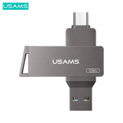 Clé Usams USB-C + USB 3.0 (128Go) - US- - Noir – PhoneFrance