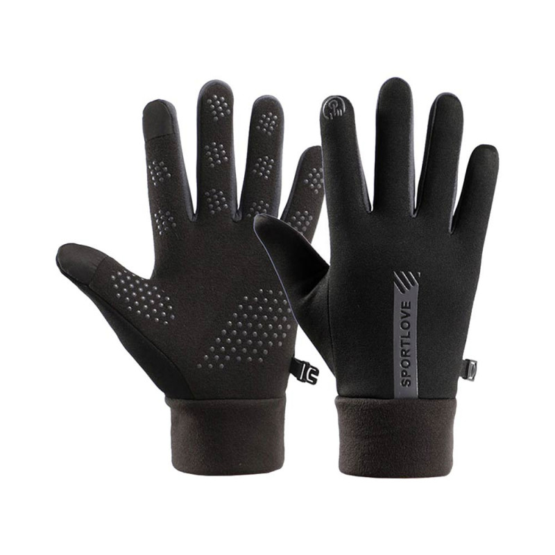 Gants et Antidérapants (Homme) Noir – PhoneFrance