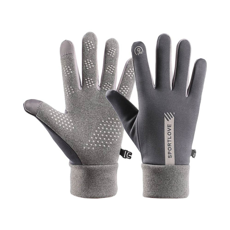Gants et Antidérapants (Homme) Gris – PhoneFrance