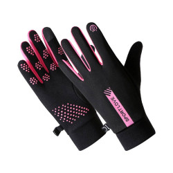 Gants et Antidérapants (Femme) Noir et Rose – PhoneFrance