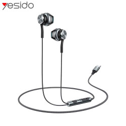 Écouteurs Filaires USB-C Yesido YH41 Noir – PhoneFrance