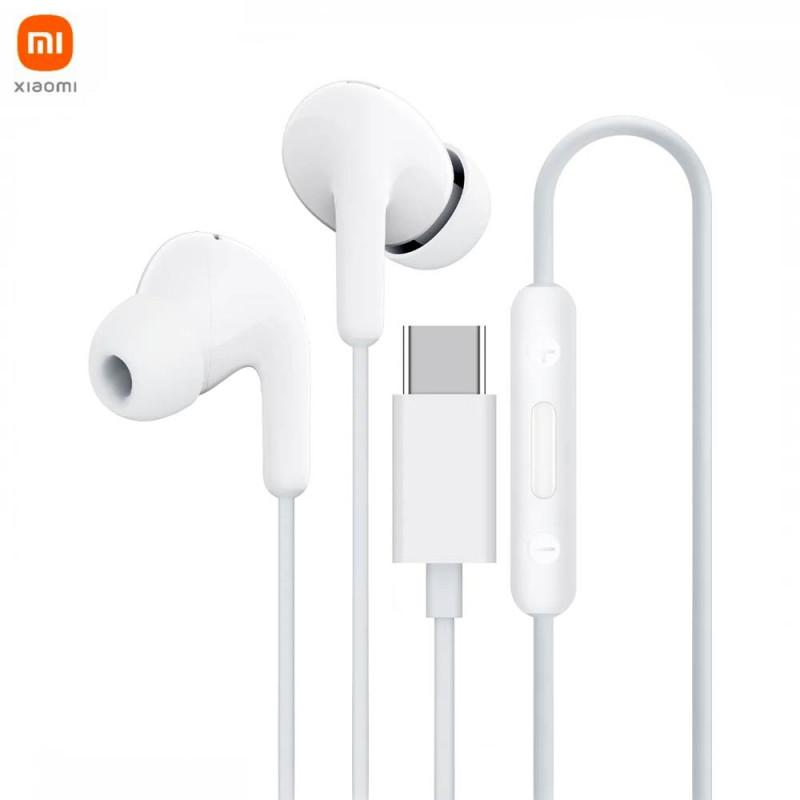 Écouteurs USB-C Xiaomi BHR8931GL Blanc – PhoneFrance