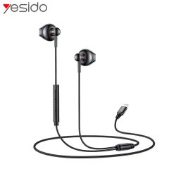 Écouteurs Yesido YH48 (sans Bluetooth) Noir – PhoneFrance