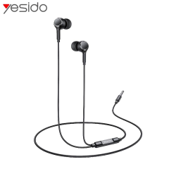 Écouteurs Filaires Jack 3.5mm Yesido YH53 Noir – PhoneFrance