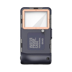 Coque Universelle 6.8" Bouton Photo Bleu – PhoneFrance
