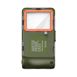Coque Universelle 6.8" Bouton Photo Vert – PhoneFrance