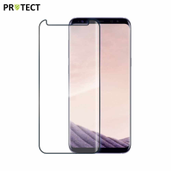 Verre Trempé Intégral PROTECT pour Samsung Galaxy S8 Plus G955 Noir