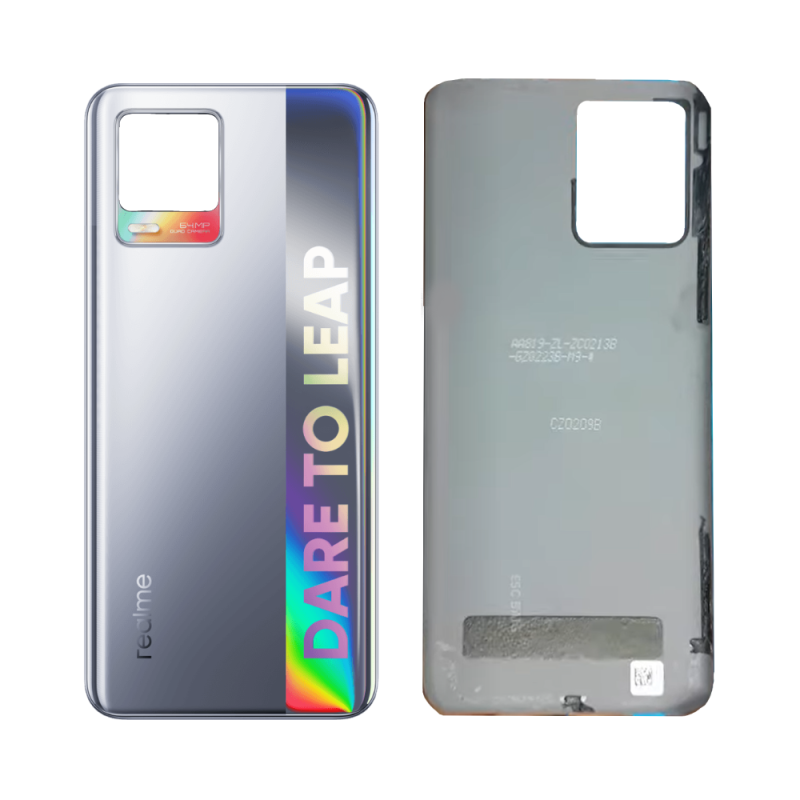 Cache Arrière Premium Realme 8 Argent Cyber | PhoneFrance