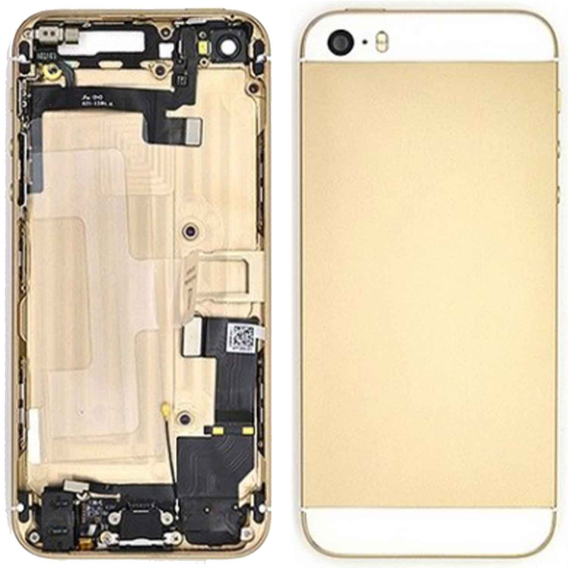 Coque de Réparation Complète Premium Apple iPhone 5S Or
