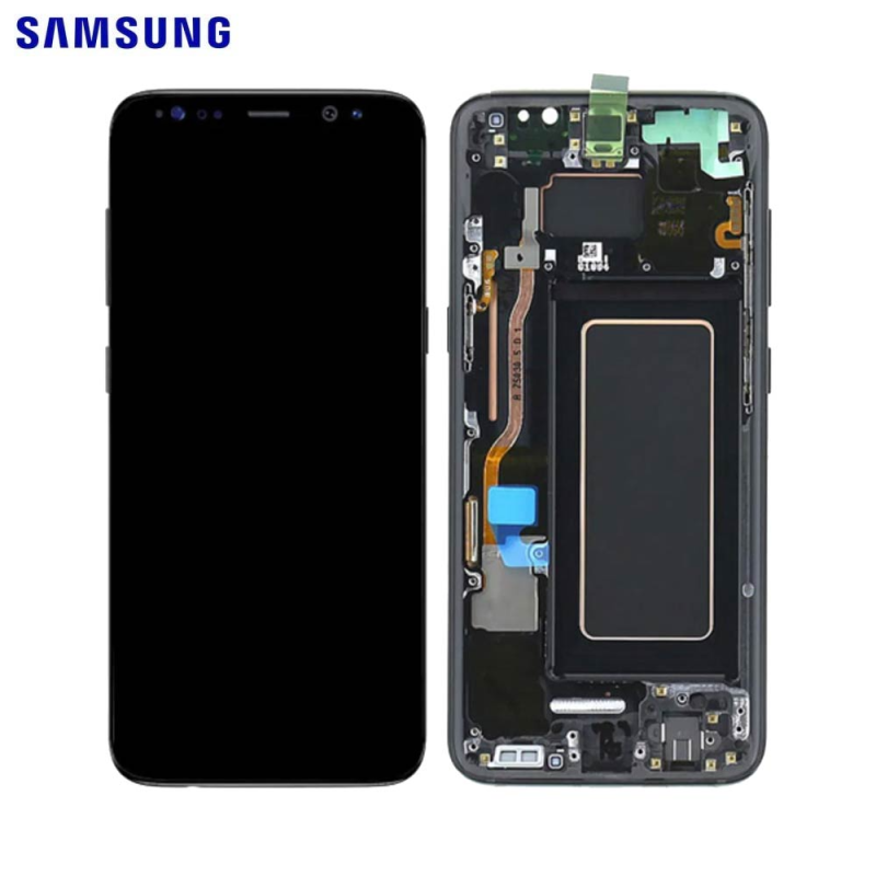 Ecran Tactile Original Samsung Galaxy S8 G950 GH97-20457A GH97-20458A GH97-20473A GH97-20629A Noir Carbone