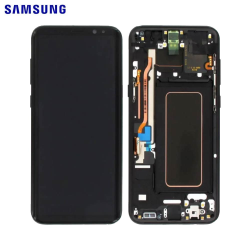 Ecran Tactile Original Samsung Galaxy S8 Plus G955 GH97-20469A GH97-20470A GH97-20564A GH97-20565A Noir Carbone