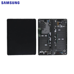 Ecran Tactile Original Samsung Galaxy Z Fold 2 F916 GH82-23968A GH82-23969A Noir Mystique