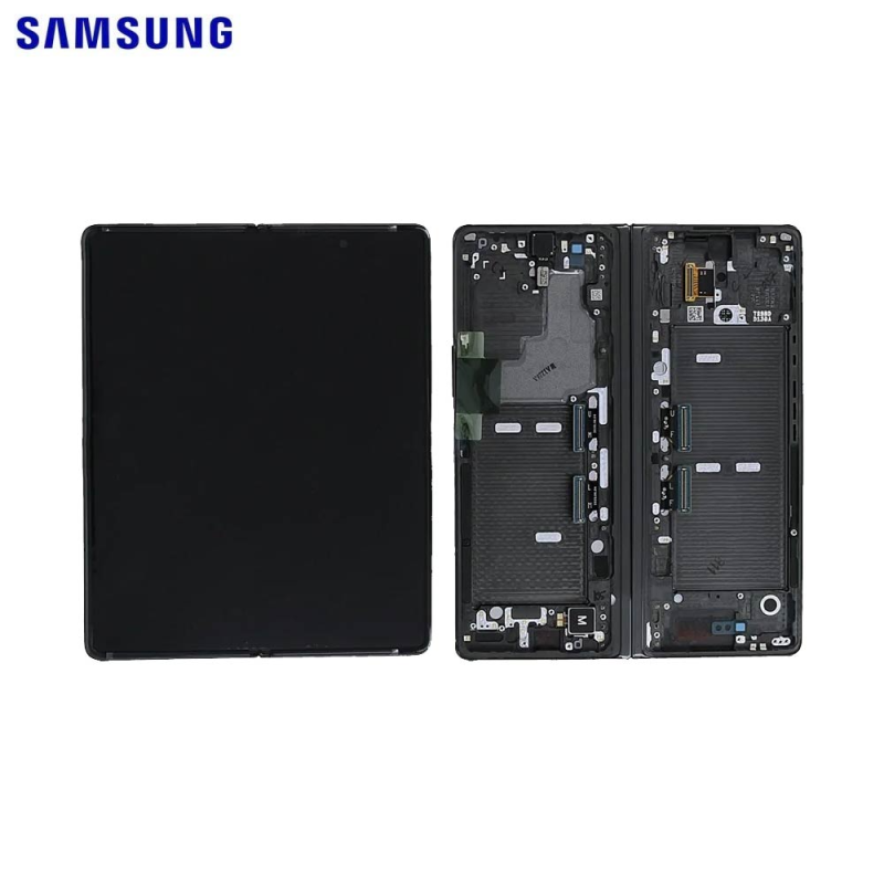 Ecran Tactile Original Samsung Galaxy Z Fold 2 F916 GH82-23968A GH82-23969A Noir Mystique