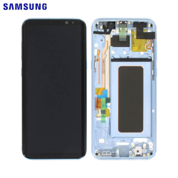 Ecran Tactile Original Samsung Galaxy S8 Plus G955 GH97-20470D GH97-20564D GH97-20565D Bleu