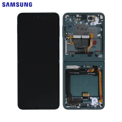 Ecran Tactile Original Samsung Galaxy Z Flip 3 5G F711 GH82-27243C GH82-27244C Vert