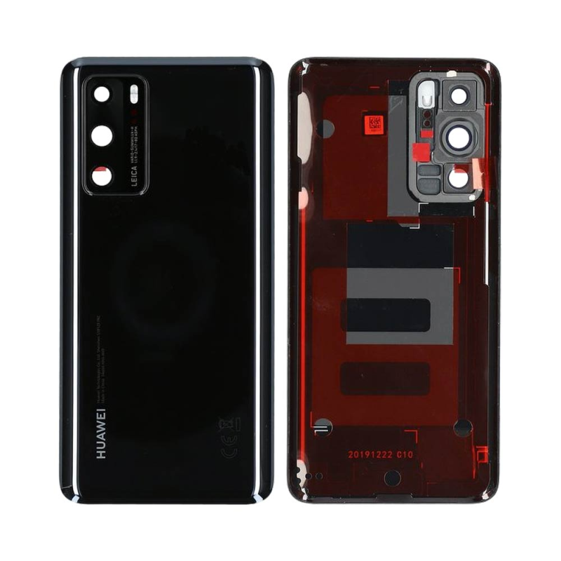 Cache Arrière Premium Huawei P40 Noir